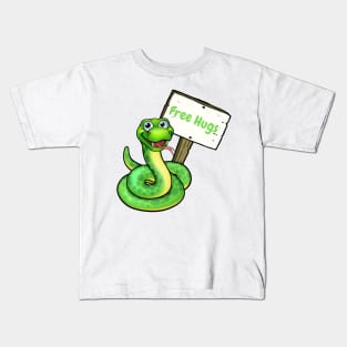 Free Hugs Snake Kids T-Shirt